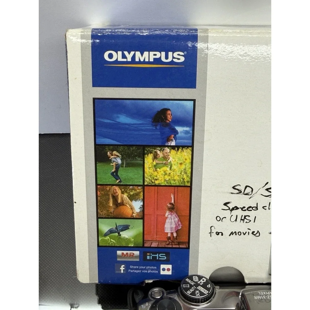 Olympus SZ-31MR Digital Camera 16MP Full HD Silver - Excellent Condition Tested